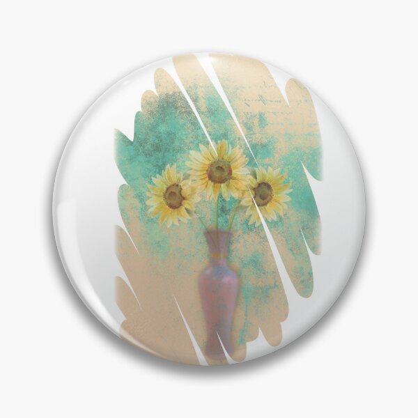 Item preview, Ladies Brushstroke Sunflowers In A Vase Graphic Design designed and sold by Iiswaz.