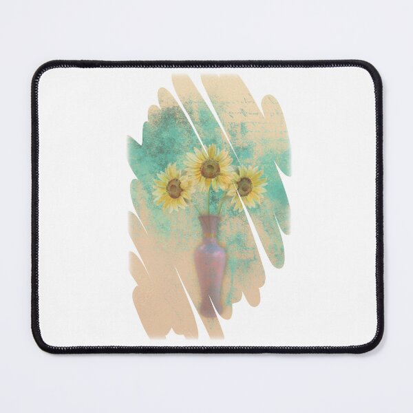 Item preview, Ladies Brushstroke Sunflowers In A Vase Graphic Design designed and sold by Iiswaz.
