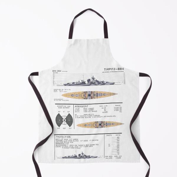 Item preview, Battleship Tirpitz Blueprint - Kriegsmarine German Battleship Bismarck designed and sold by BobaTeeStore.