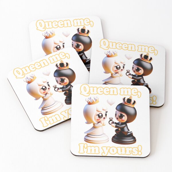 Item preview, "Queen Me, I'm Yours!" Chess Love Design by LaLi Designs designed and sold by LaLi-Designs.