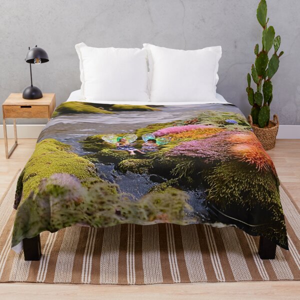 Item preview, fantasy art magical fairies at the river designed and sold by SKULLARTISTRY.