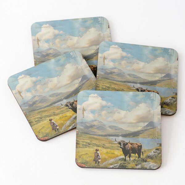 Item preview, Scottish Girl with a Bull designed and sold by dcrc.
