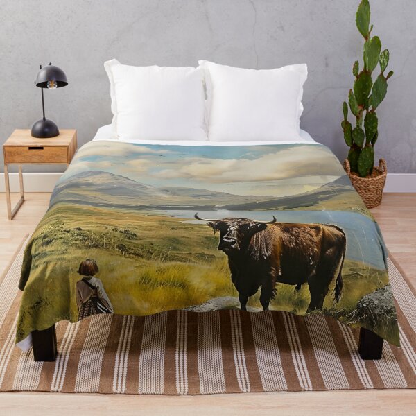 Item preview, Scottish Girl with a Bull designed and sold by dcrc.