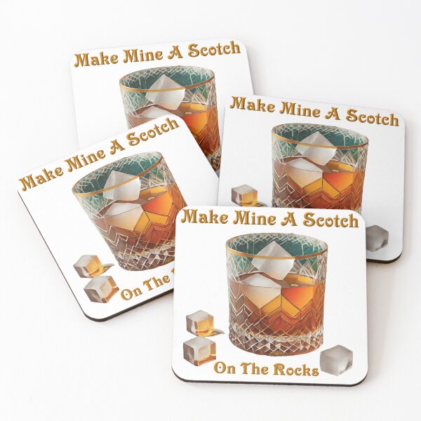 Item preview, Make Mine A Scotch On The Rocks designed and sold by Lee Hiller Designs.