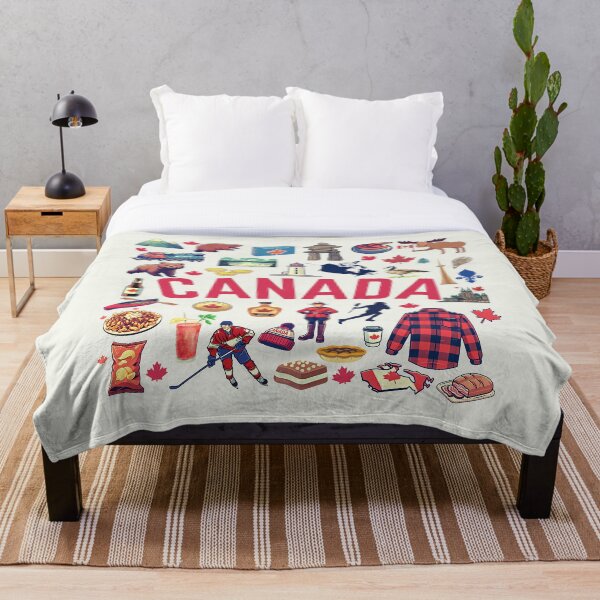 Item preview, Canada Pattern Cute Canadian Things Stereotype Food  designed and sold by HowToCanadian.