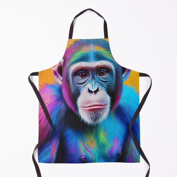 Item preview, Young colourful Chimp designed and sold by mariapor97.