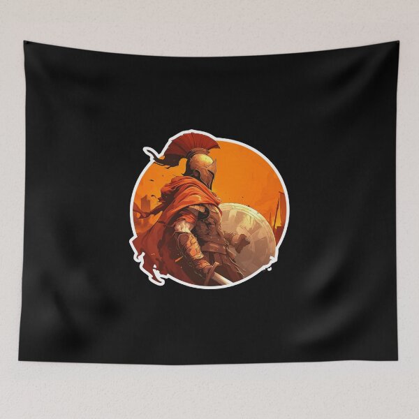 Item preview, Ancient greek warrior spartan designed and sold by SMARTKIT  DESIGNAGENCY.