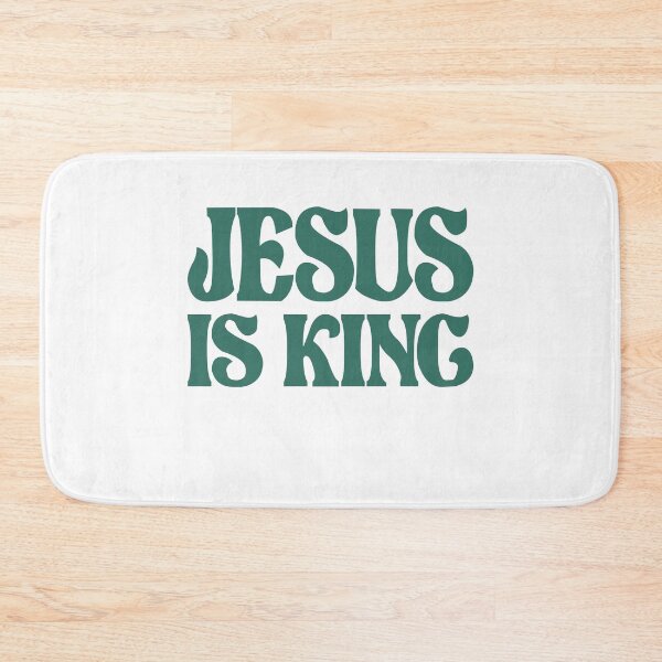 Item preview, Jesus is King Christian Quote designed and sold by cidolopez.