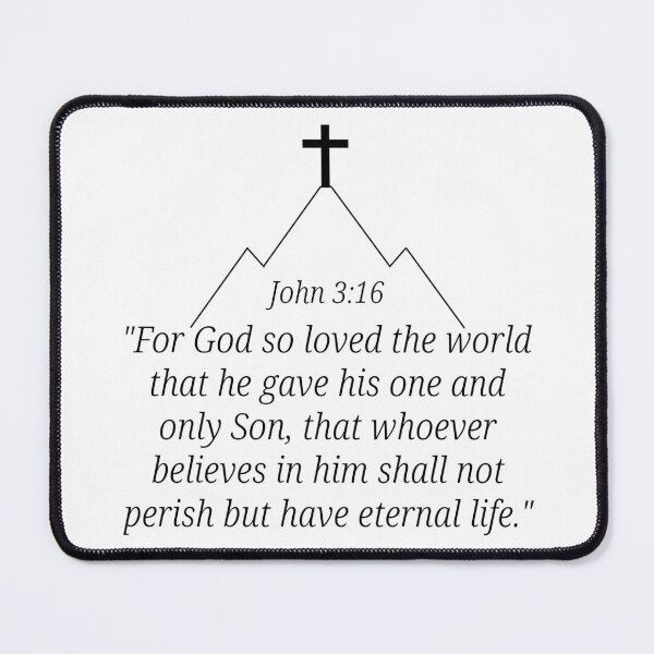 Item preview, John 3:16 Bible Verse designed and sold by Leo Price.