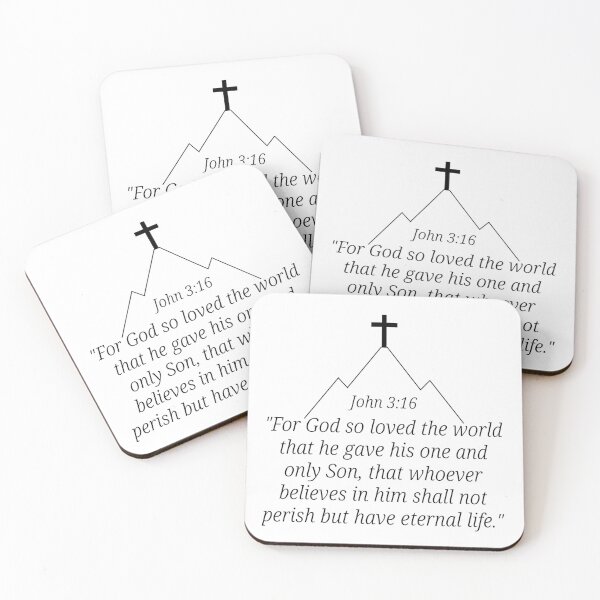 Item preview, John 3:16 Bible Verse designed and sold by Leo Price.