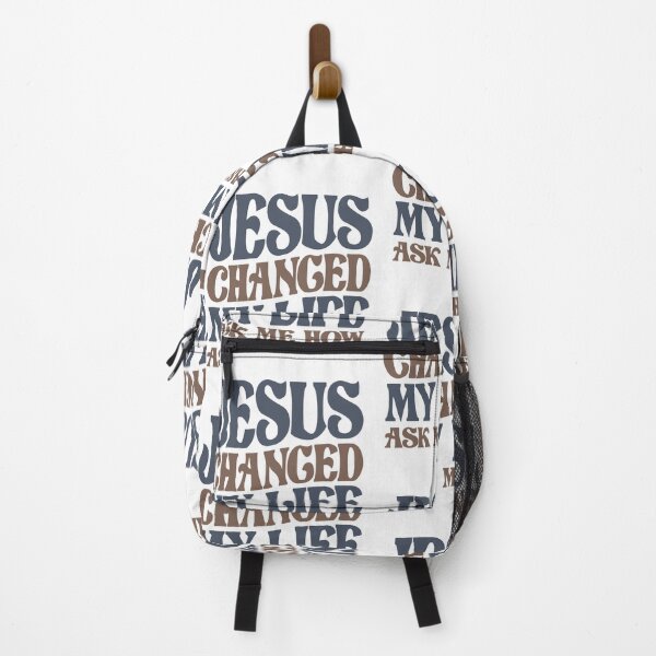 Item preview, Jesus Changed My Life Ask Me How Christian Quote designed and sold by cidolopez.