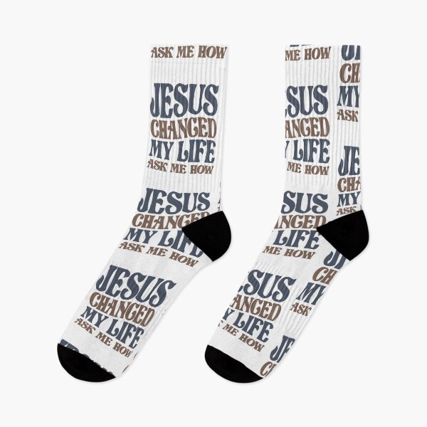 Item preview, Jesus Changed My Life Ask Me How Christian Quote designed and sold by cidolopez.