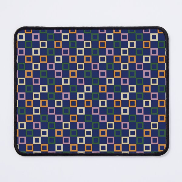 Item preview, Retro Boxes Print Pattern Orange Blue Pink Green designed and sold by VioletsnPansies.