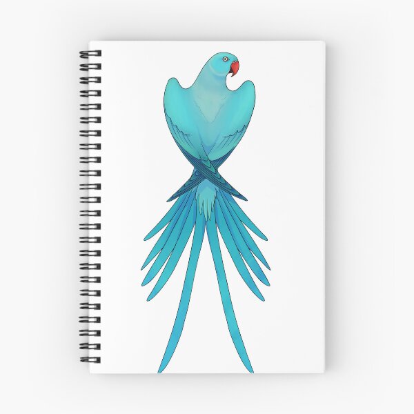 Item preview, Blue Female Indian Ringneck designed and sold by BourkiiBoutique.