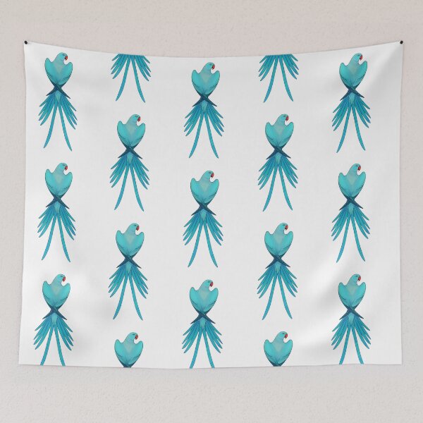 Item preview, Blue Female Indian Ringneck designed and sold by BourkiiBoutique.