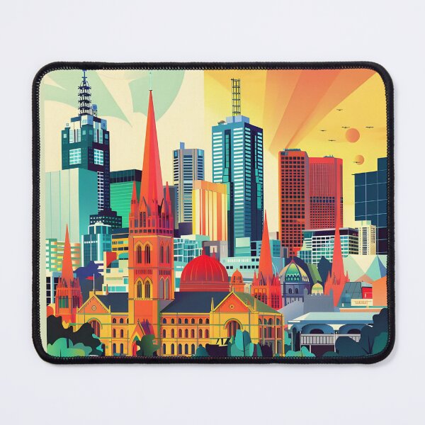 Aperçu de l'œuvre Melbourne Rétro créée et vendue par CosyNess.