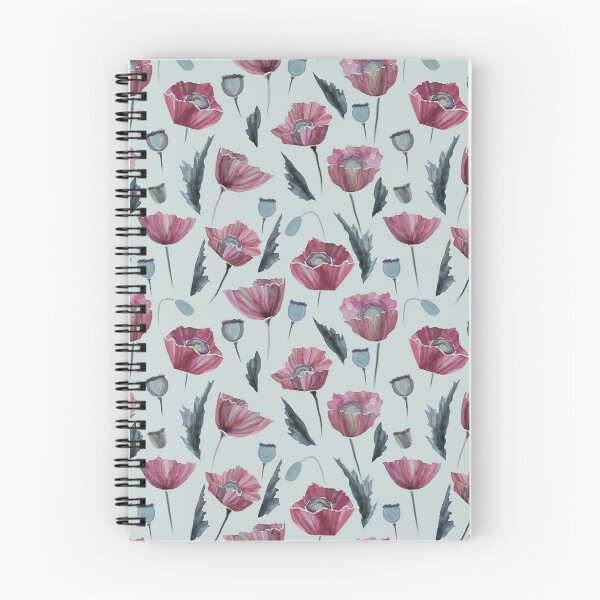 Item preview,  Romantic watercolor pattern, scarlet poppies on a light background. designed and sold by UVI-CA.