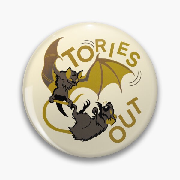 Item preview, Tories Out yellow  designed and sold by RustyTears.
