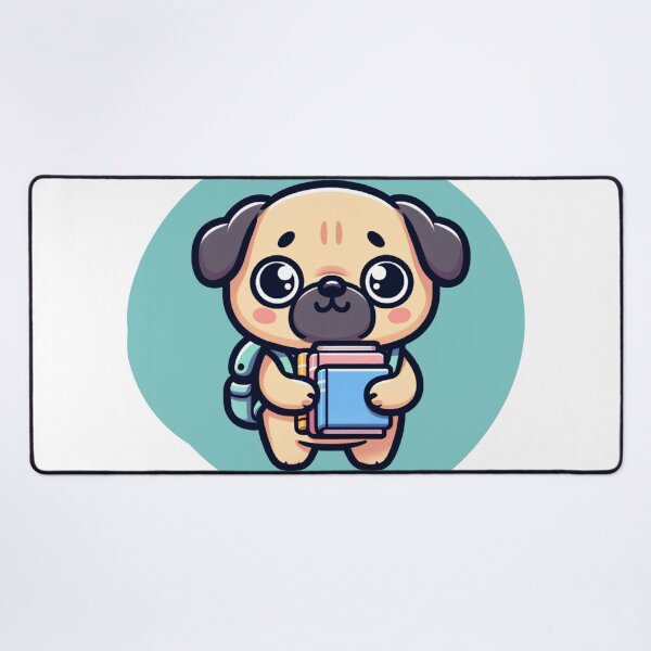 Item preview, Kawaii School Pug designed and sold by StephanieBrock.