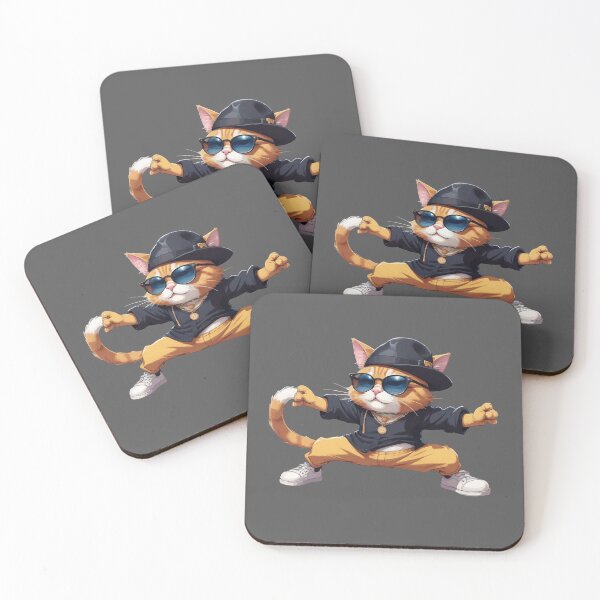 Item preview, Swag orange cat is breakdancing designed and sold by Lyannaadesign.