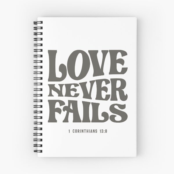 Item preview, Love Never Fails 1 Corinthians 13:8 Bible Verse Christian designed and sold by cidolopez.