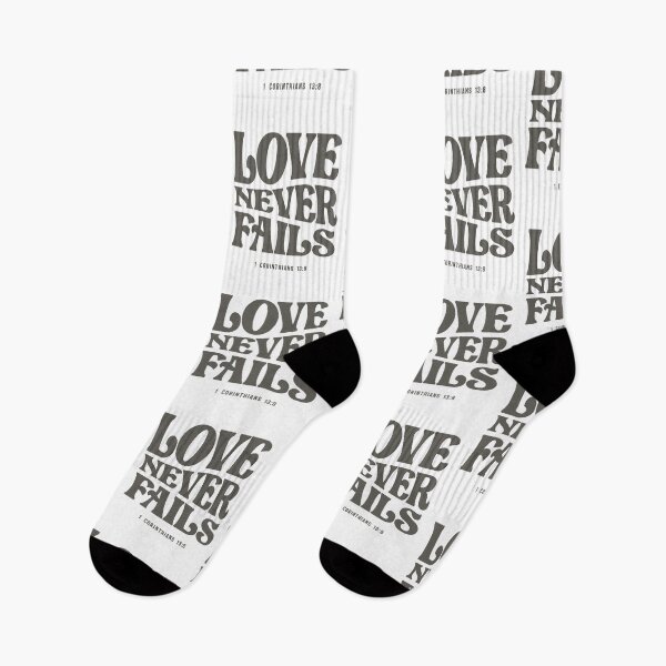 Item preview, Love Never Fails 1 Corinthians 13:8 Bible Verse Christian designed and sold by cidolopez.
