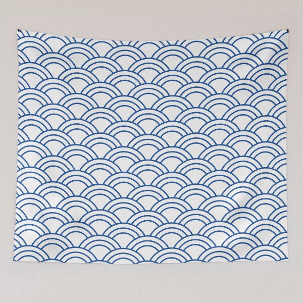 Item preview, Seigaiha Japanese Geometric Pattern designed and sold by Alexa53.