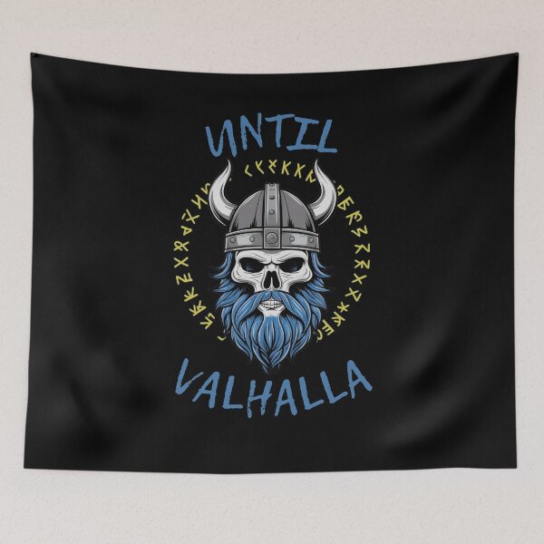 Item preview, Until Valhalla Skull designed and sold by JuniperusArt.