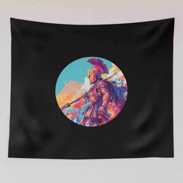 Item preview, Ancient greek warrior spartan designed and sold by SMARTKIT  DESIGNAGENCY.