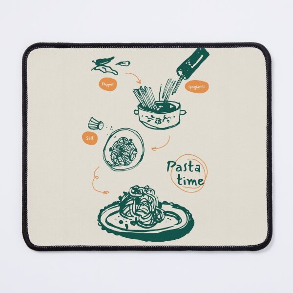 Item preview, pasta, food, pasta lover, tomatoes, tomato, french, kitchen, food lover, fork, spaghetti, funny, cute, kitchen print designed and sold by peachcakecanvas.