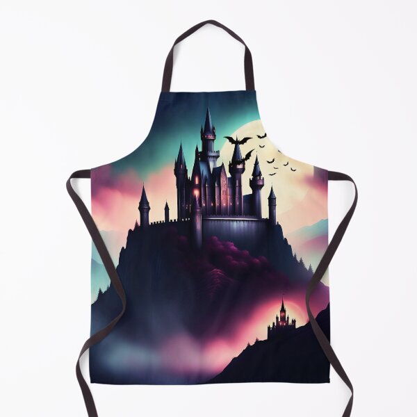Item preview, fantasy art gothic castle designed and sold by SKULLARTISTRY.