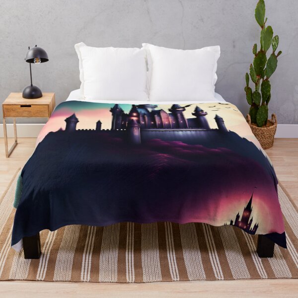 Item preview, fantasy art gothic castle designed and sold by SKULLARTISTRY.