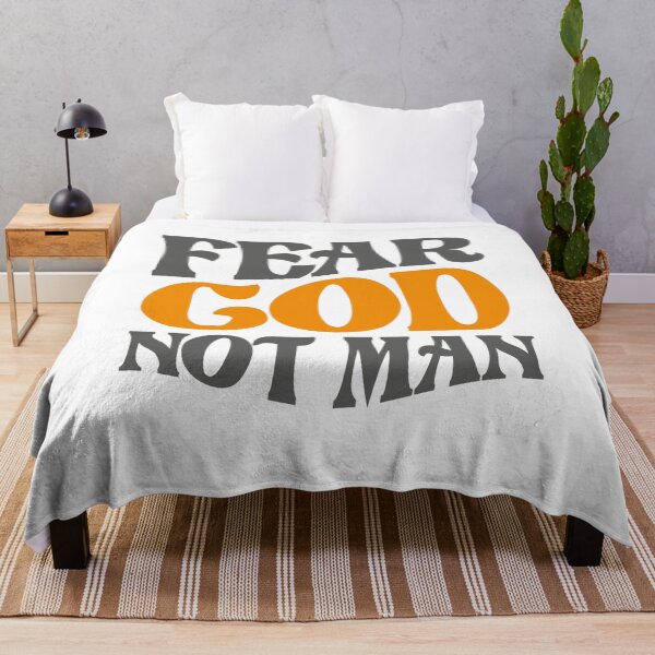 Item preview, Fear God Not Man Christian Quote designed and sold by cidolopez.