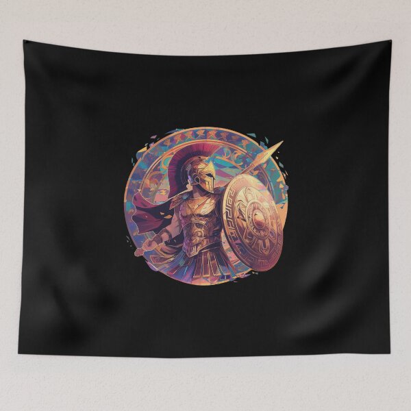 Item preview, Ancient greek warrior spartan designed and sold by SMARTKIT  DESIGNAGENCY.