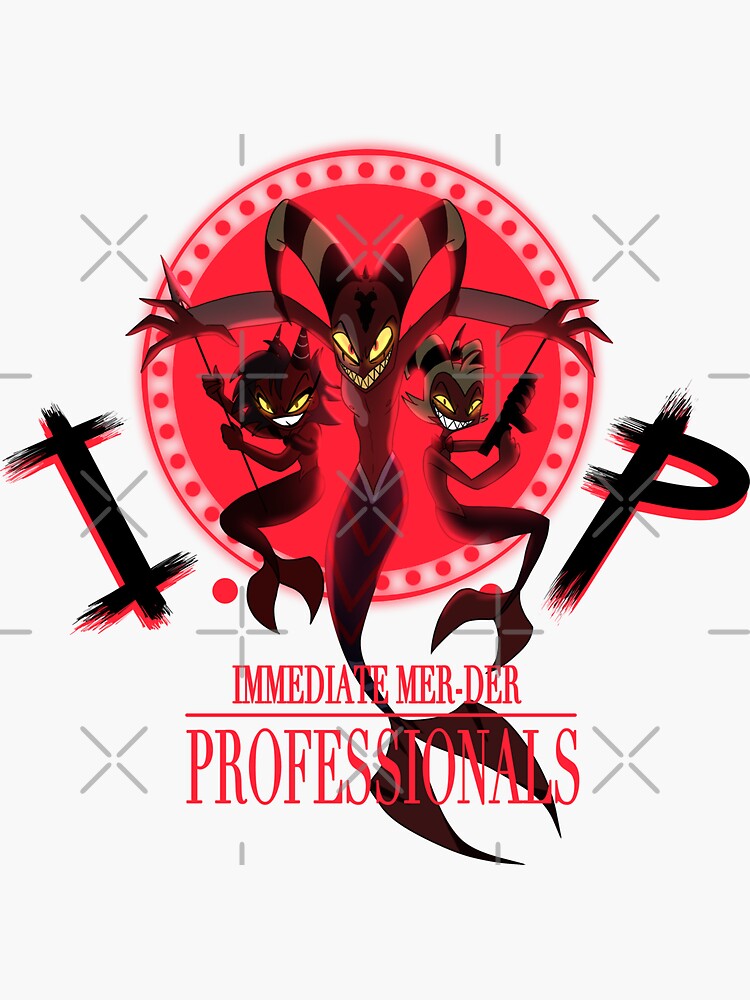 Helluvaboss I.M.P サインプリント Helluva Boss I.M.P Gang Art Print: Dark Alternative