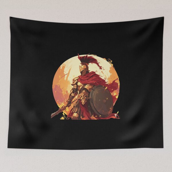 Item preview, Ancient greek warrior spartan designed and sold by SMARTKIT  DESIGNAGENCY.