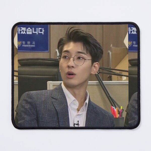 Item preview, Wonwoo, Jeon, Going, Carat, Sebong, cat, kpop, korean, korea, Cute, Unique, Smiling, Aegyo, Glasses, Cat Ears Sticker designed and sold by KPopPalette.