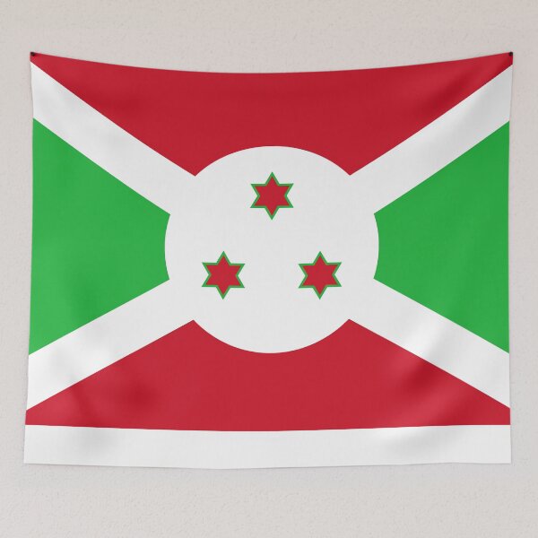 Item preview, Burundi Flag designed and sold by Candie-Shop.