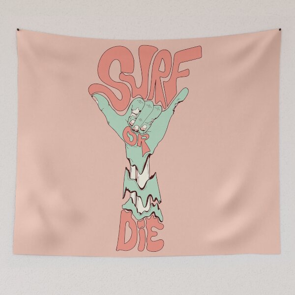 Item preview, Surf or die designed and sold by Swadeillustrations.