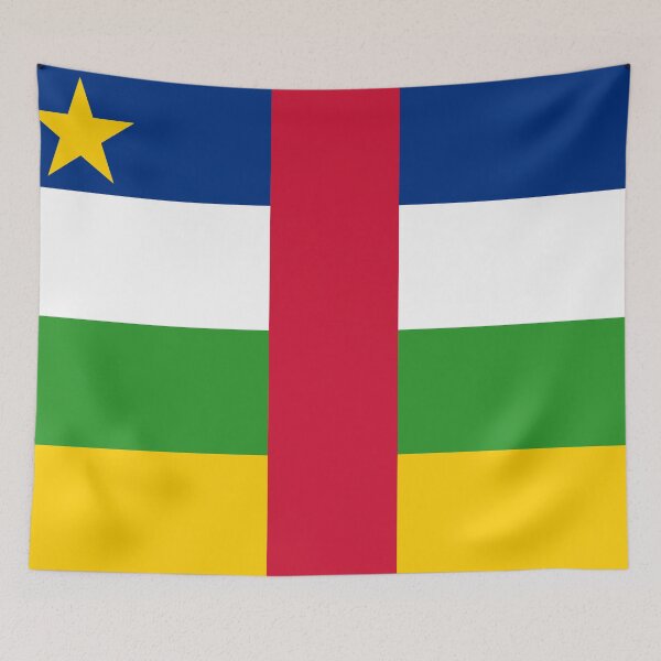Item preview, Central African Republic Flag designed and sold by Candie-Shop.