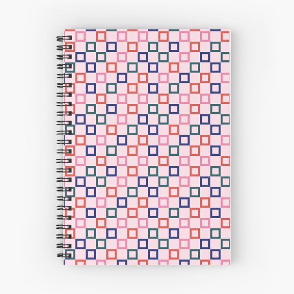 Item preview, Retro Boxes Print Pattern Orange Blue Pink Green designed and sold by VioletsnPansies.
