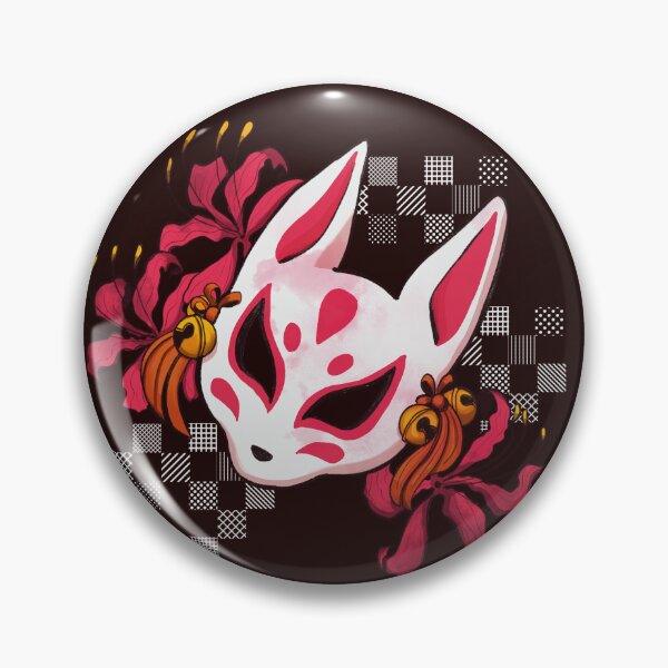 Item preview, Japanese kitsune mask I designed and sold by An-cha.