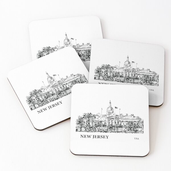 Item preview, New Jersey State USA designed and sold by Lakeric Cityscapes.
