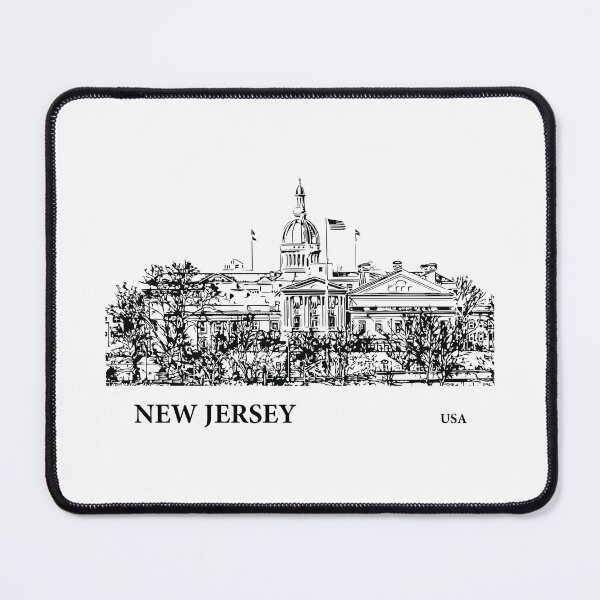Item preview, New Jersey State USA designed and sold by Lakeric Cityscapes.