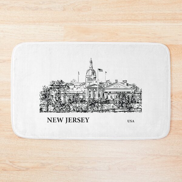 Item preview, New Jersey State USA designed and sold by Lakeric Cityscapes.