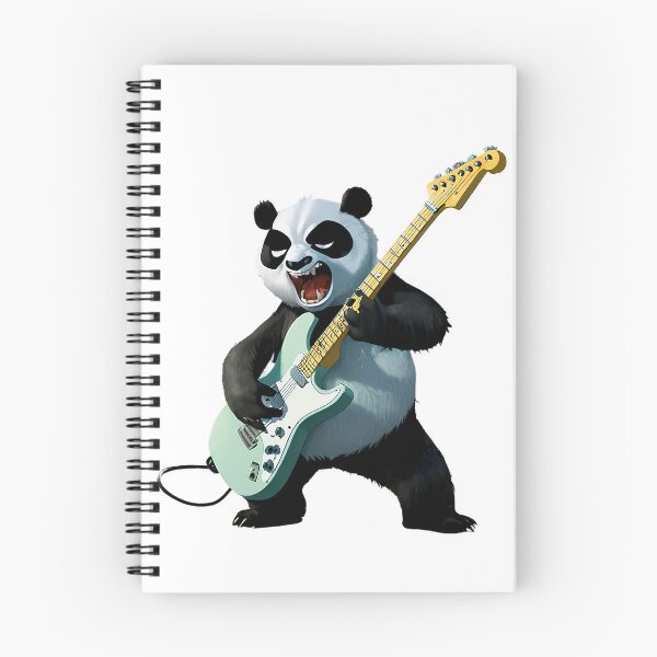 Item preview, Panda Rocks - Rock and Roll Panda Playing the Guitar designed and sold by Lia's AI Art.