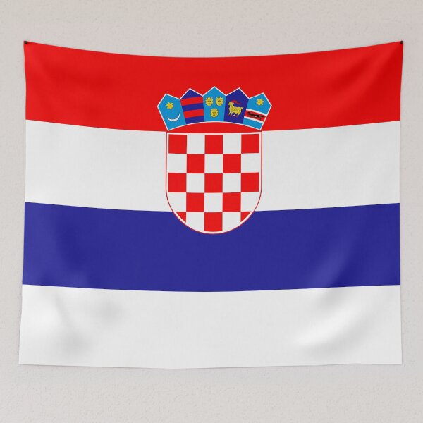 Item preview, Croatia Flag designed and sold by Candie-Shop.