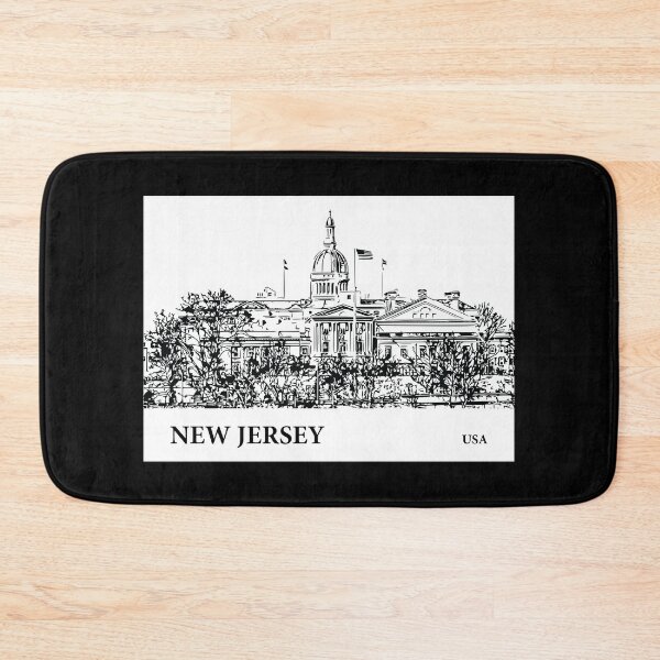 Item preview, New Jersey State USA designed and sold by Lakeric Cityscapes.
