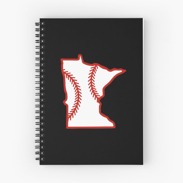 Item preview, Minnesota State Outline Baseball Stitch designed and sold by US States Merch.