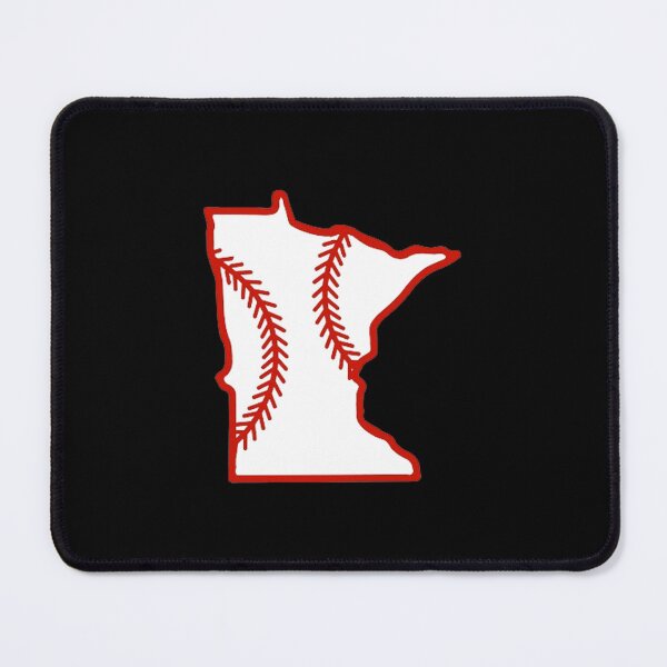 Item preview, Minnesota State Outline Baseball Stitch designed and sold by US States Merch.